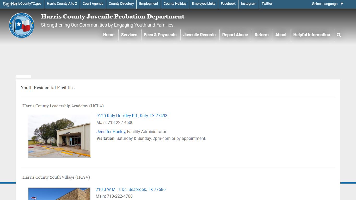 Harris County Juvenile Probation Department